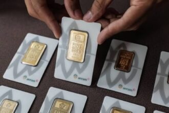 ee2f0c9e 6926 4a77 b37e 520615baf0e3 Harga Emas Antam Turun Lagi, Kini di Bawah Rp1,9 Juta per Gram!