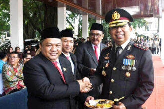 IMG 20250702 WA0013 Ketua DPRD Kabupaten Sukabumi Hadiri Acara Hari Bhayangkara ke-79 Di Alun-Alun Palabuhanratu