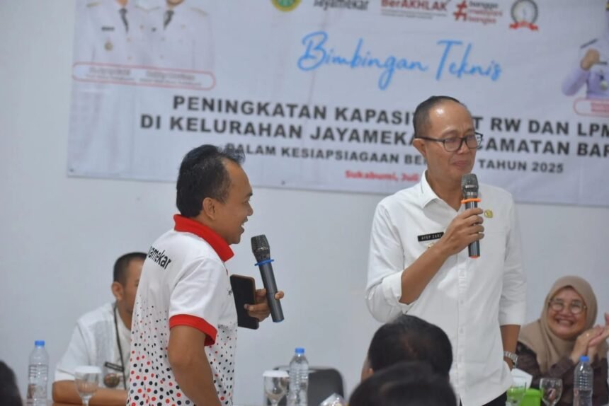 IMG 20250719 WA0018 Wali Kota Sukabumi Buka Bimtek Kesiapsiagaan Bencana Untuk RT, RW, dan LPM Jayamekar