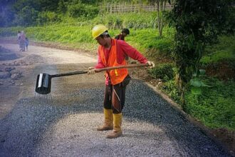 pu Dinas PU Kabupaten Sukabumi Tingkatkan Kualitas Jalan Sinagar-Pawenang