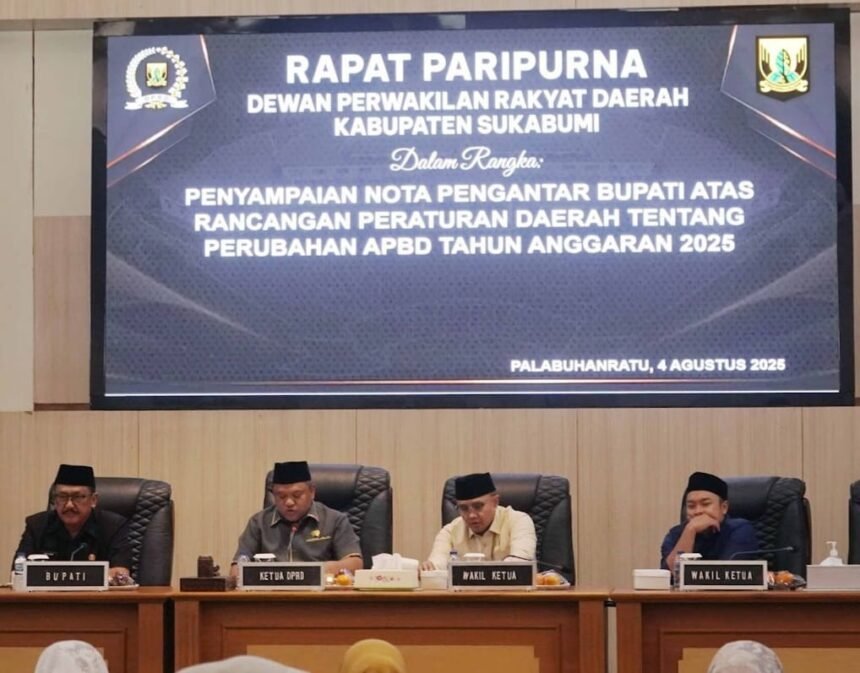 IMG 20250804 WA0090 DPRD Sukabumi Gelar Paripurna Bahas Perubahan APBD 2025