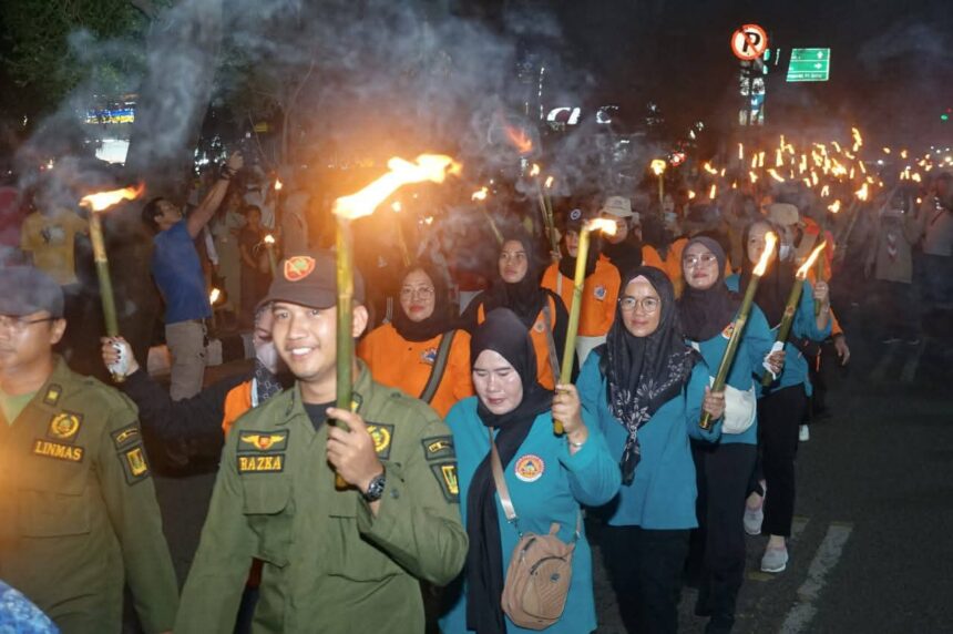 IMG 20250816 WA0013 Meriah! Taptu dan Pawai Obor Terangi Malam Palabuhanratu Jelang HUT RI ke-80