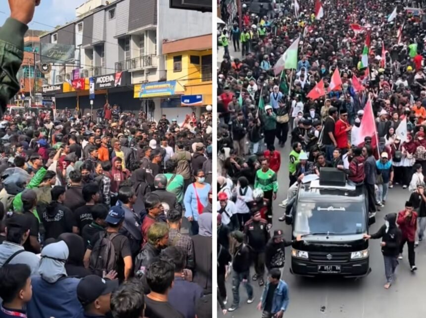 IMG 20250902 WA0002 Demo di Kota Sukabumi Ricuh! Massa Bentrok dengan Aparat