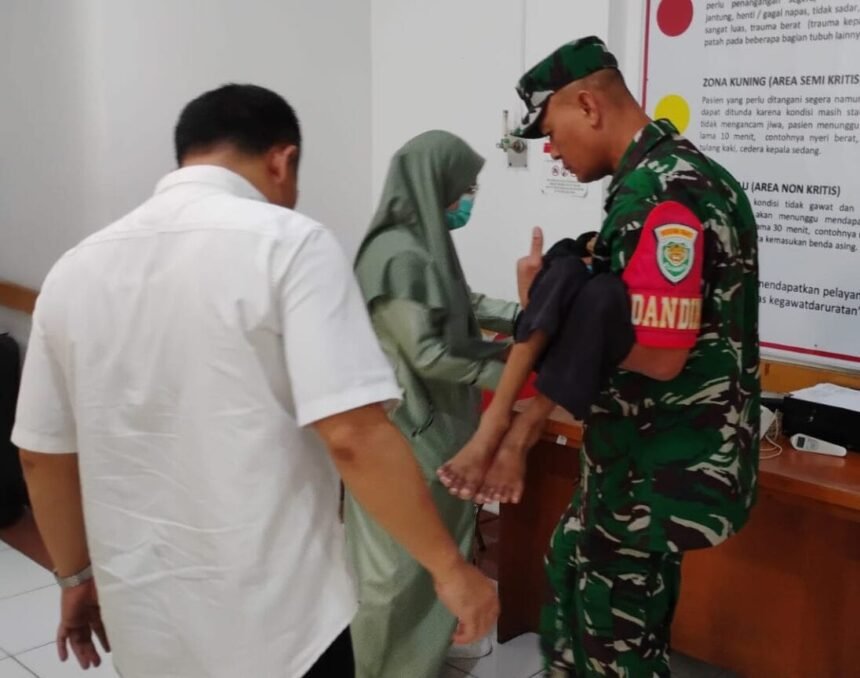 IMG 20250904 WA0003 Miris, Bocah 11 Tahun di Sukabumi Alami Gizi Buruk dan TBC, Dievakuasi Dandim ke RSUD