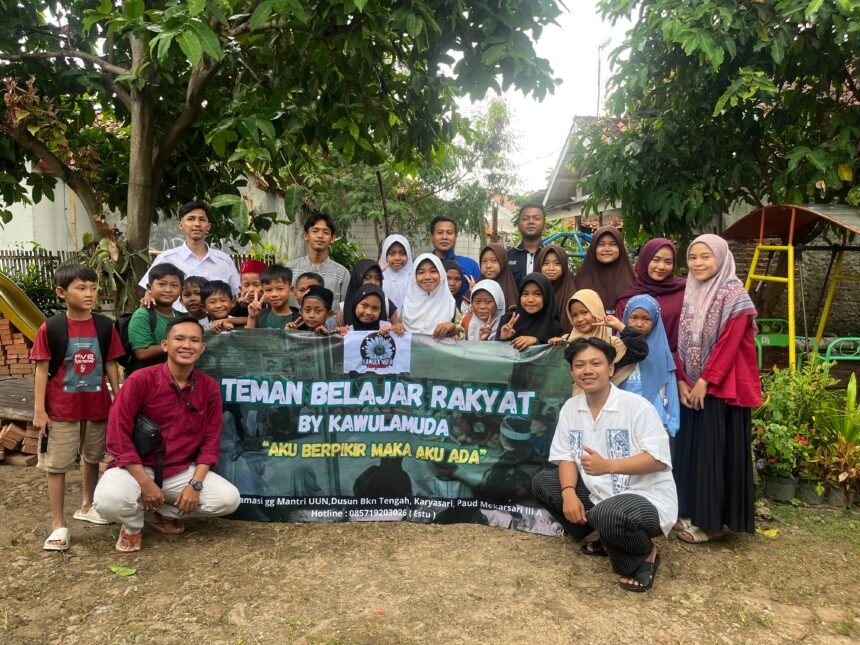 IMG 20250920 WA0017 Teman Belajar Rakyat, Pemuda Desa Karyasari Hadirkan Ruang Belajar Kreatif