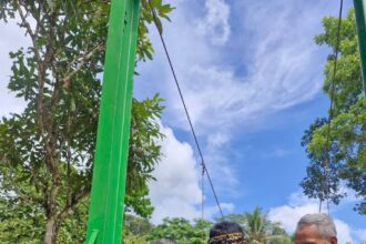 ccc Bupati Resmikan Jembatan Gantung Leuwi Sintok, Masyarakat Kecamatan Cimanggu Sambut Gembira