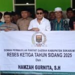 ddd Hamzah Gurnita Melaksakan Reses Ke lll Tahun 2025 di Desa Jayanti Palabuhanratu Sukabumi