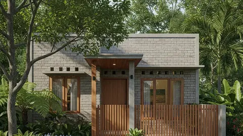image bank 2025 08 26 103548.768 10 inspirasi rumah kecil yang bagus dari hebel tanpa plester hemat biaya dan tampil aesthetic 1 Tren Rumah Kecil dengan Hebel Ekspos: Hemat Biaya, Estetik, dan Kekinian