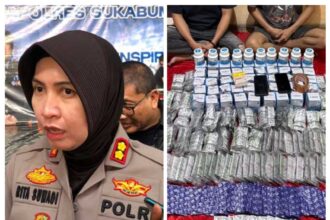 IMG 20250929 WA0004 Polres Sukabumi Kota Bongkar Jaringan Peredaran Obat Terlarang, 66 Ribu Butir Diamankan