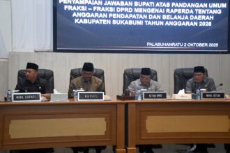 IMG 20251003 WA0001 Bupati Sukabumi Jawab Pandangan Fraksi DPRD Soal Raperda APBD 2026