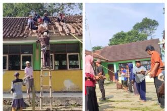 IMG 20251020 WA0002 Warga dan Guru SDN Gunungbatu Gotong Royong Bongkar Ruang Kelas Lapuk, Siap Dibangun Ulang oleh Lembaga Filantropi