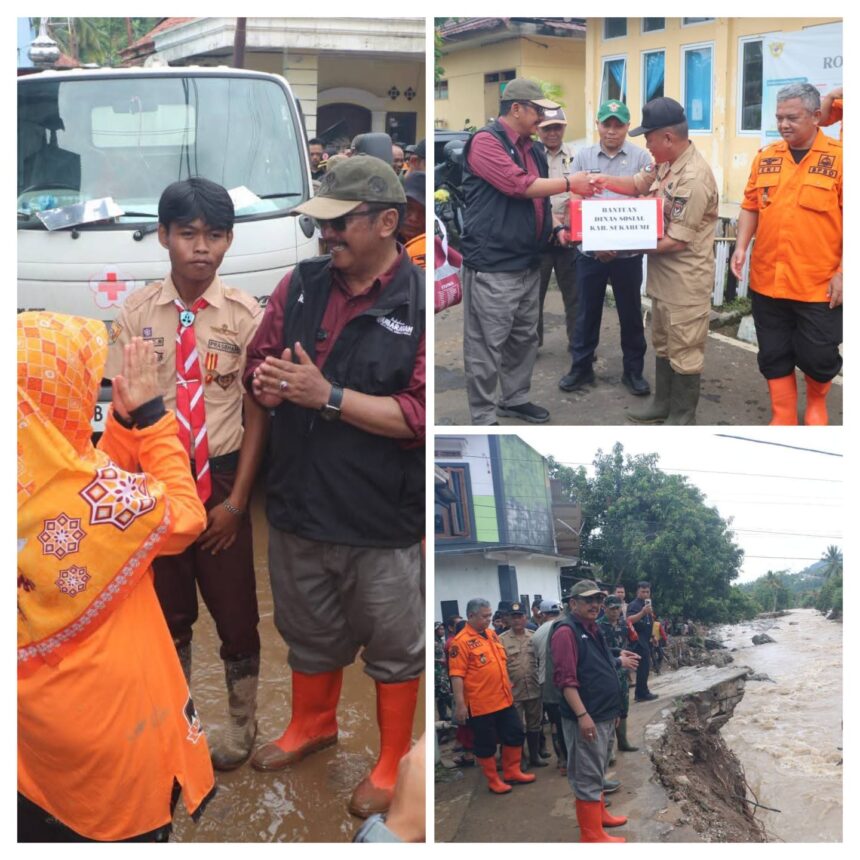 IMG 20251029 WA0003 Bupati Sukabumi Tinjau Lokasi Banjir di Cisolok, Pastikan Penanganan Cepat dan Efektif
