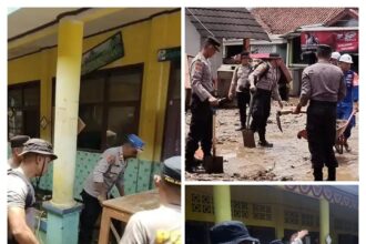 IMG 20251030 WA0019 Ratusan Siswa Setukpa Lemdiklat Polri Bantu Warga Bersihkan Sisa Banjir di Cisolok Sukabumi