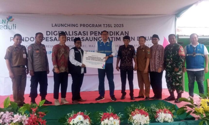 TJSL PLN 2025 Program TJSL PLN 2025 Secara Resmi Diluncurkan di Ponpes Sayad, Dorong Digitalisasi Pendidikan