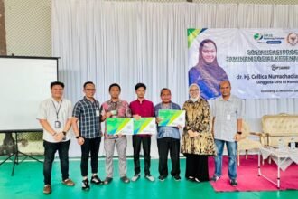 Logopit 1763716422210 BPJS Ketenagakerjaan Gandeng Teh Celli Sosialisasikan Program Jaminan Sosial kepada Warga Karawang