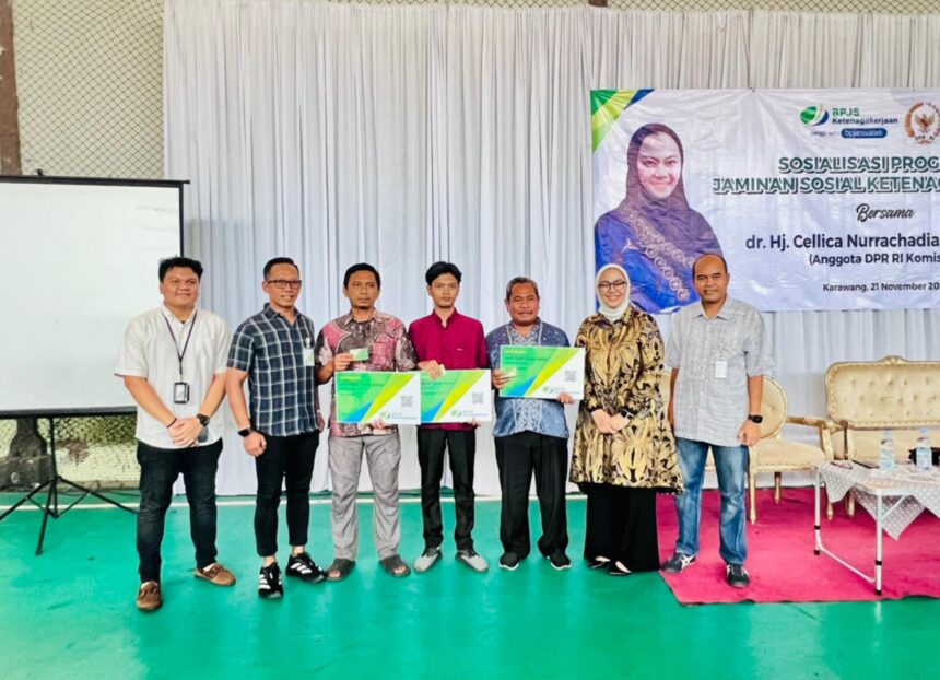 BPJS Ketenagakerjaan Gandeng Teh Celli Sosialisasikan Program Jaminan Sosial kepada Warga Karawang 1 Logopit 1763716422210 BPJS Ketenagakerjaan Gandeng Teh Celli Sosialisasikan Program Jaminan Sosial kepada Warga Karawang