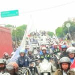 buruh karawang poek Karawang Poek, Ribuan Buruh Kepung Kantor Bupati Tuntut Kenaikan Upah