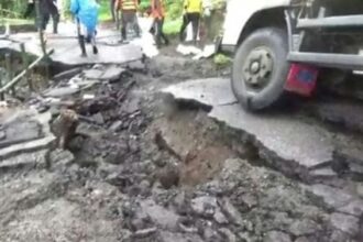 IMG 20251219 WA0027 Jalan Amblas di Sukabumi, Jalur Nasional Bagbagan – Kiara Dua Menuju Wisata Geopark Ciletuh Terputus