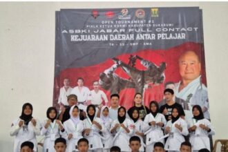 IMG 20251222 WA0017 ASBKI Gelar Kejuaraan Karate Full Contact Kyokushin Antar Pelajar di Sukabumi
