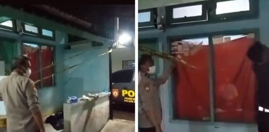 petugas lakukan olah TKP Mayat Perempuan Muda Pegawai Jazz Karaoke Ditemukan Membusuk di Kosan