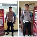 polsek baros Divpropam Polri Sosialisasi QR Code Yanduan, Efektifkan Pemasangan Spanduk