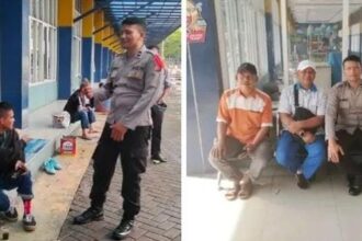 Polsek Baros mengoptimal Pospam di terminal Tipe A K.H. Ahmad Sanusi, Kelurahan Sudajayahilir, Kecamatan Baros. (Prima Arno/Telusurbisnis)
