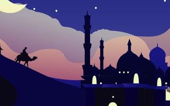 Ilustrasi foto ramadan penuh berkah.