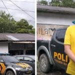 Kapolsek Nagrak AKP M Damar Gunawan usai memberi keterangan pers. (Prima Arno/Telusurbisnis)