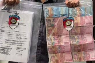 Barang bukti yang berhasil disita dalam kasus dugaan korupsi Kades Karangtengah Kecamatan Cibadak. (Prima Arno/Telusurbisnis)