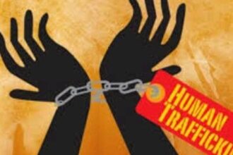 foto ilustrasi korban perdagangan orang.