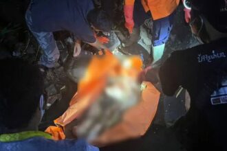 Penemuan mayat tanpa kepala di Kampung Cikeresek, Desa Purwasedar, Kecamatan Ciracap, Kabupaten Sukabumi. (Prima Arno/Telusurbisnis)