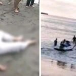 Inzet wisatawan asal Arab Saudi tewas usai bermain jetski di perairan Pantai Buffalo Sukabumi. (Prima Arno/Telusurbisnis)