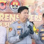Kapolres Sukabumi AKBP Samiam memberi keterangan pers terkait keterlibatan ibu tiri korban sebagai terlapor. (Prima Andi/Telusurbisnis)