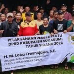 Anggota DPRD Kabupaten Sukabumi H. Loka Tresnajaya reses terakhir di Kampung Manggis Hilir Desa Benda Kecamatan Cicurug, Kabupaten Sukabumi. (Prima Arno/Telusurbisnis)