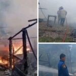 Kebakaran hebat menghanguskan sebuah pabrik tahu sekaligus pemilik rumah, peristiwa ini terjadi di Kampung Bantar Karet RT 05/05, Desa Lembur Sawah, Kecamatan Cantayan, Kabupaten Sukabumi, Jumat (13/2/2026) sore.