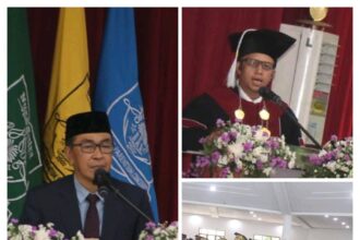 Sekda Kabupaten Sukabumi H. Ade Suryaman, menghadiri acara Wisuda ke-16 Universitas Nusa Putra Tahun Akademik tahun 2025/2026 dan Pengukuhan Guru Besar Universitas Nusa Putra.