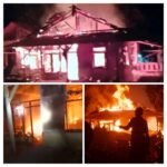 Seorang ayah nekat menerobos kobaran api yang membakar rumahnya menyelamatkan bayinya yang terjebak di kobaran api. (Prima Arno/Telusurbisnis)