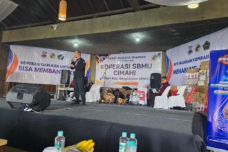 Sekretaris Komisi II DPRD Kota Cimahi, H. Yefi Abdullah, SE, menyampaikan pentingnya penguatan kelembagaan koperasi sebagai pilar utama ekonomi masyarakat. (Telusurbisnis)