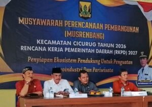 Musrenbang Tahun 2026 sekaligus penyusunan Rencana Kerja Pemerintah Daerah (RKPD) Tahun 2027 Kecamatan Cicurug Kabupaten Sukabumi. (Prima Arno/Telusurbisnis)
