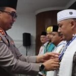 Kapolres Sukabumi Kota AKBP Sentot Kunto Wibowo membuka acara Gema Ramadan Prima. (Prima Arno/Telusurbisnis)