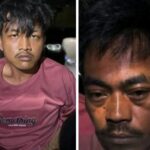 Dua begal pemudik di Sukabumi diamankan polisi di Mapolres Sukabumi. (Prima Meidiandi/Telusurbisnis)