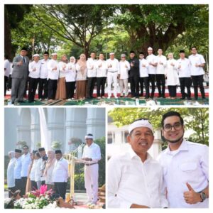 Gubernur Jawa Barat, Dedi Mulyadi, bersama seluruh Walikota dan Wakil Kota, Bupati dan Wakil Bupati, se-Jawa Barat, dan juga ASN Pemda Jawa Barat