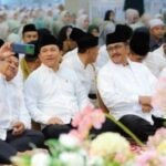 Ketua DPRD Sukabumi Budi Azhar mendampingi Bupati H.Asep Japar dalam kegiatan Muhibah Ramadan 1447 Hijriah tingkat Kabupaten Sukabumi di Masjid Assalam. (Prima Arno/Telusurbisnis)