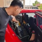 Polisi berhasil menciduk tersangka penimbun BBM Bersubsidi jenis pertalite. (Dok Polres)