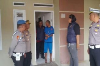 Prarekonstruksi pembunuhan warga negara Singapura, di Sukabumi. (Prima Meidiandi/Telusurbisnis)