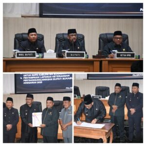 DPRD Kabupaten Sukabumi menggelar Rapat Paripurna dengan agenda penyampaian Laporan Reses Ke-1 Tahun 2026