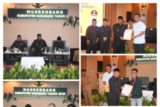 Pemerintah Kabupaten Sukabumi menggelar Musyawarah Perencanaan Pembangunan (Musrenbang) Rencana Kerja Pemerintah Daerah (RKPD) 2027 di Bale Pangripta, Bapperida Kabupaten Sukabumi, Selasa (31/3/2026).