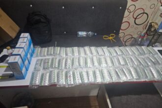 Ribuan butir pil tramadol yang disita polisi dari dua pengedar yang diamankan. (Prima Meidiandi/Telusurbisnis)