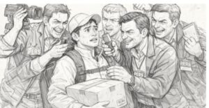 Ilustrasi foto kurir ekspedisi GTL di wilayah Cicurug mendapat intimidasi sekelompok orang mengaku Wartawan. (ist)