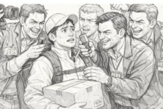 Ilustrasi foto kurir ekspedisi GTL di wilayah Cicurug mendapat intimidasi sekelompok orang mengaku Wartawan. (ist)